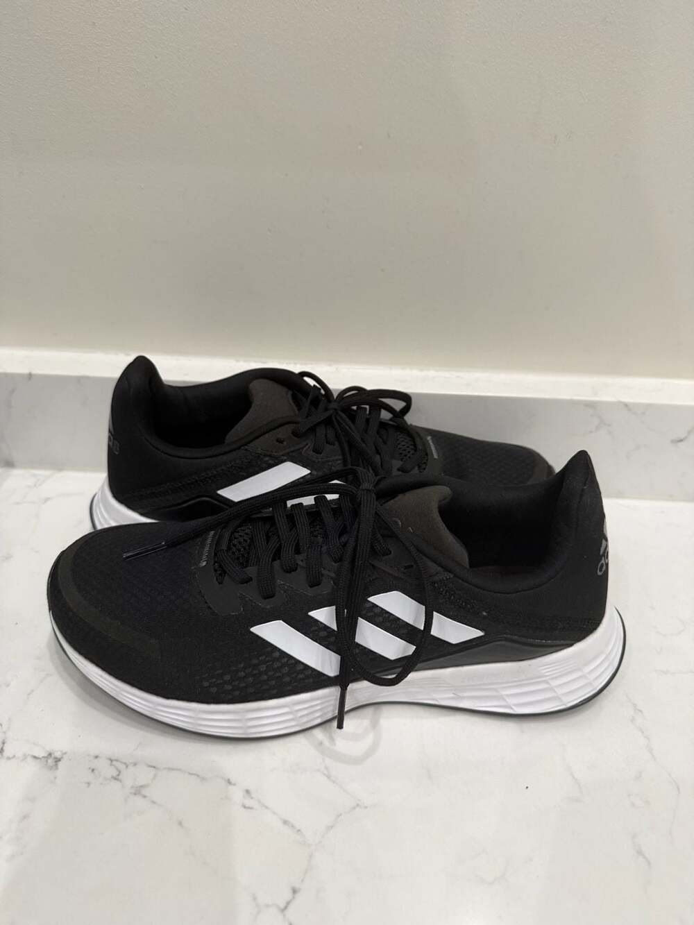 adidas Duramo SL Black/White Running Shoes Men's Size 8 (FV8786)